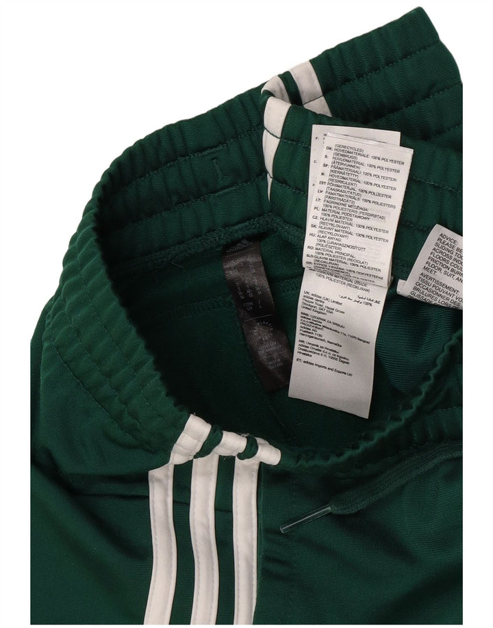 Adidas Womens Graphic Tracksuit Trousers UK 8/10 Small  Green Polyester