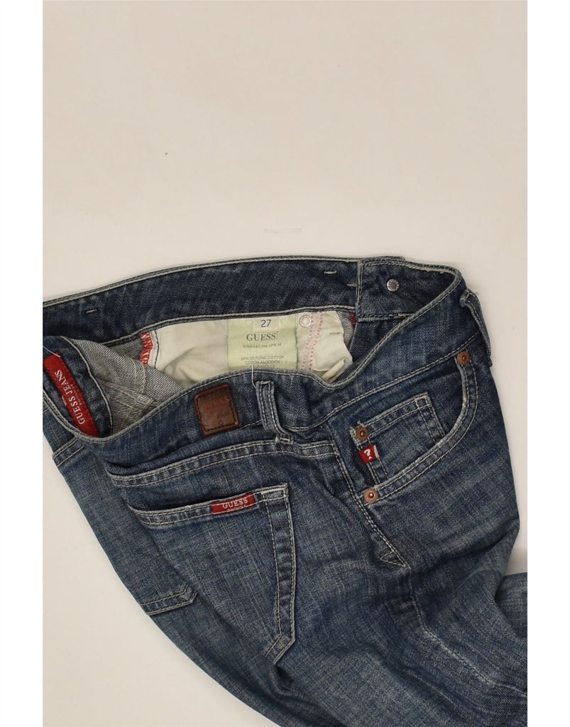 GUESS Womens Slim Jeans W27 L32 Blue Cotton | Vintage Guess | Thrift | Second-Hand Guess | Used Clothing | Messina Hembry 