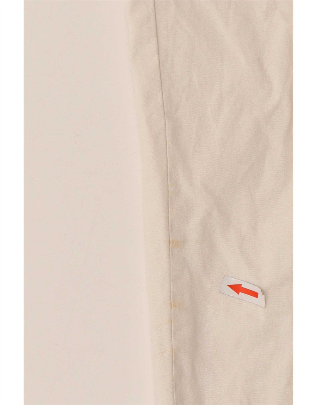 Zara Womens Slim Chino Trousers Medium W32 L30 White Cotton