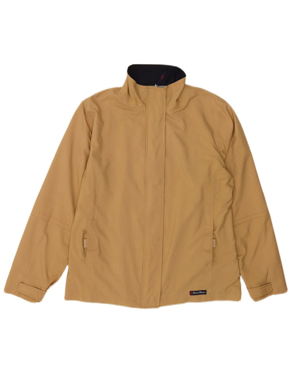 Conte of Florence Womens Rain Jacket UK 18 XL Beige Polyester