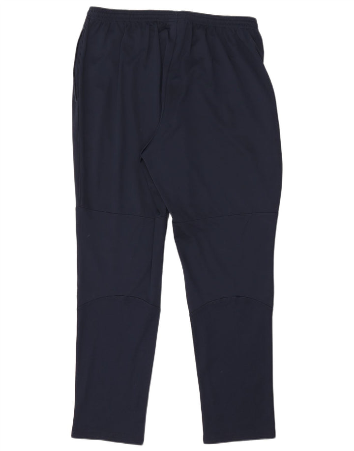 Nike Mens Dri Fit Graphic Tracksuit Trousers XL  Navy Blue Polyester