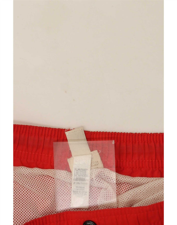 Diesel Mens Graphic Swimming Shorts Medium Red Polyester