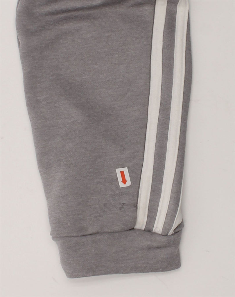 ADIDAS Boys Tracksuit Trousers Joggers 11-12 Years Grey Polyester | Vintage Adidas | Thrift | Second-Hand Adidas | Used Clothing | Messina Hembry 