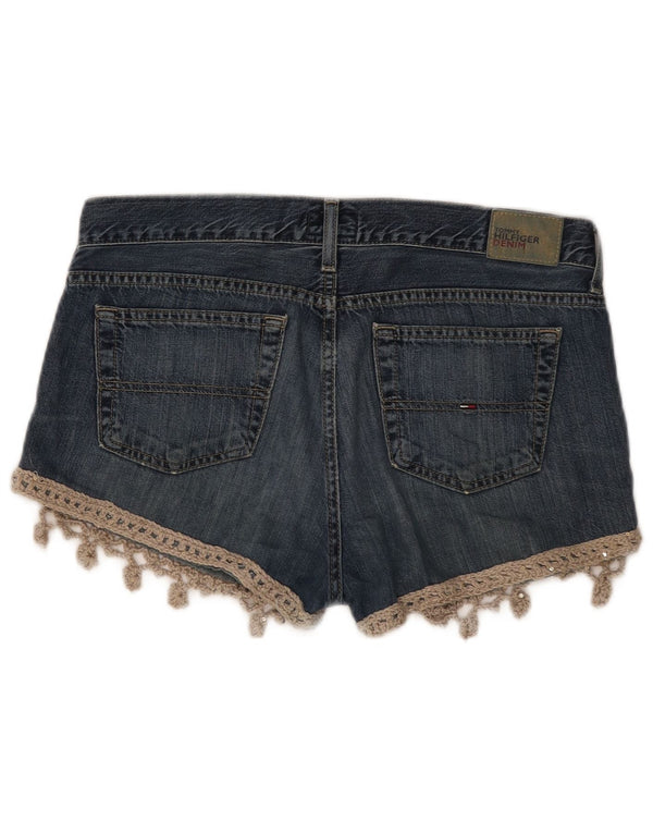 Tommy Hilfiger Womens Denim Shorts Medium W31 Blue Cotton