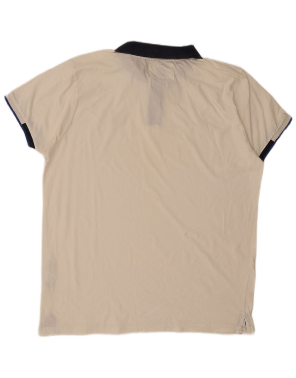 North Sails Mens Rugby Polo Shirt 2XL White Cotton