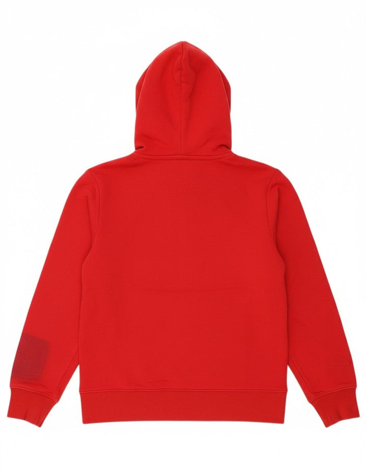Jordan Boys Zip Hoodie Sweater 12-13 Years Large Red Cotton