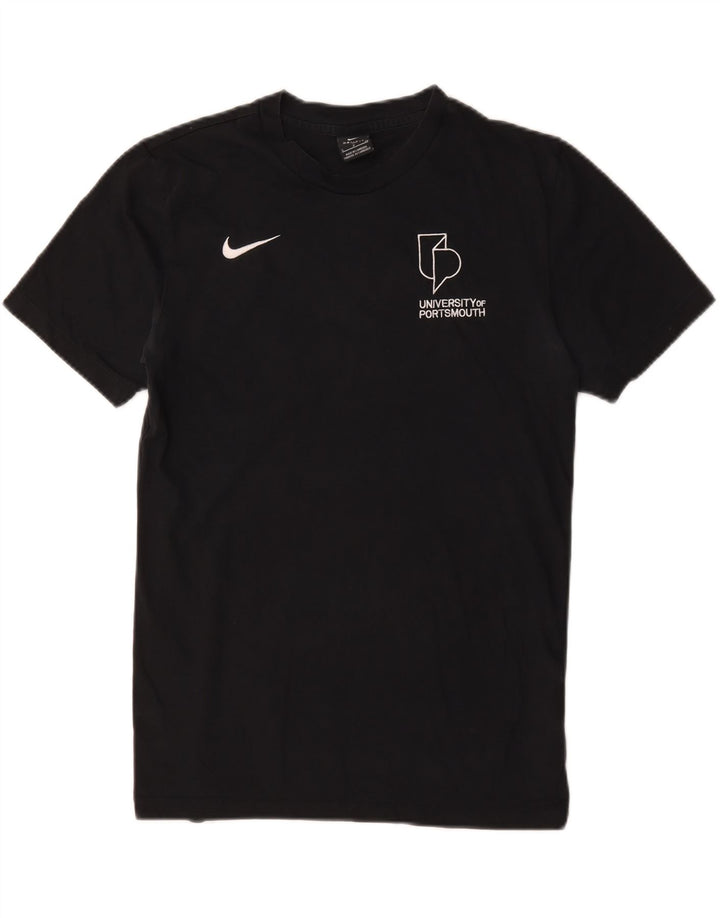 Nike Mens Dri Fit Graphic T-Shirt Top Small Black Cotton