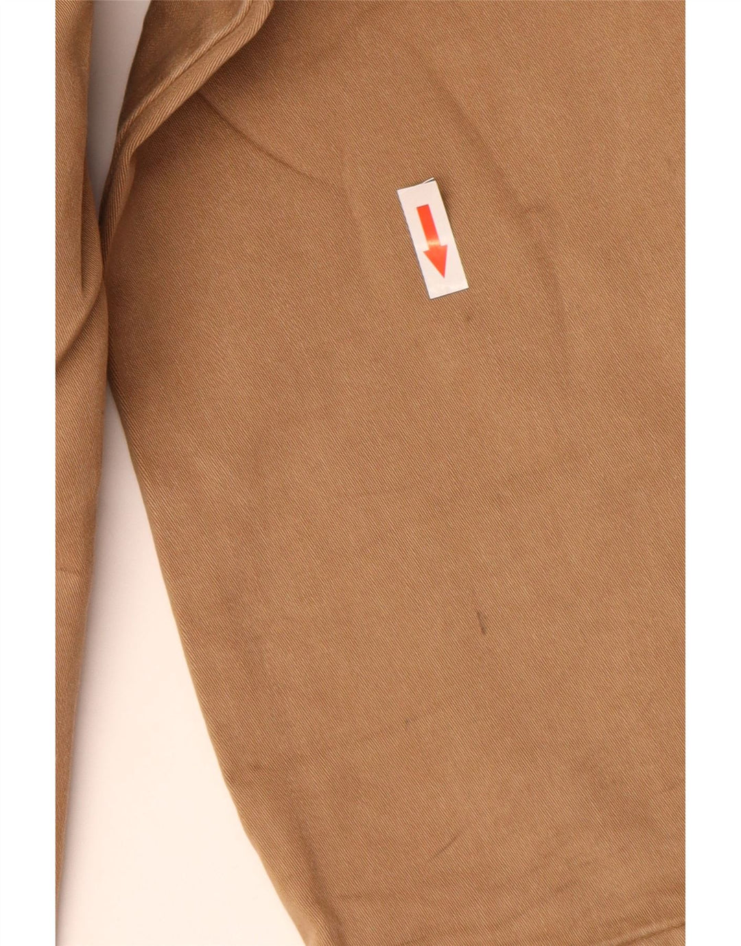 CALVIN KLEIN Mens Straight Cargo Trousers W34 L34 Beige Cotton