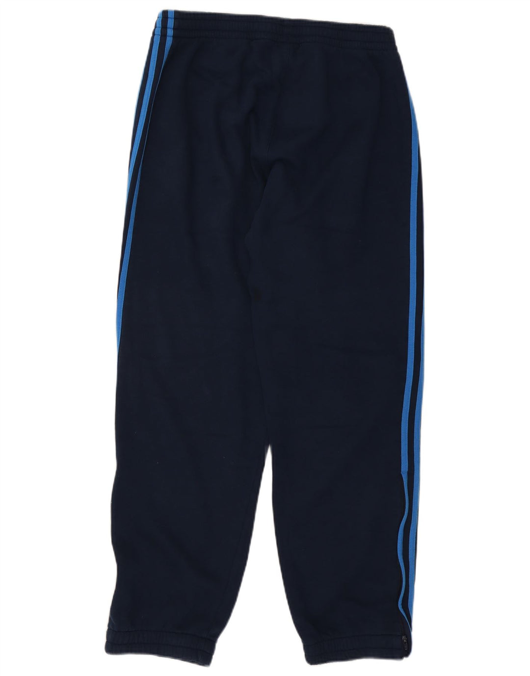ADIDAS Mens Tracksuit Trousers Joggers UK 42/44 Large  Navy Blue Cotton