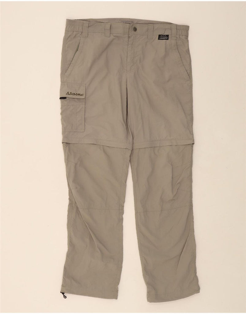 SCHOFFEL Mens Straight Cargo Trousers W38 L32 Grey Vintage Schoffel and Second-Hand Schoffel from Messina Hembry 