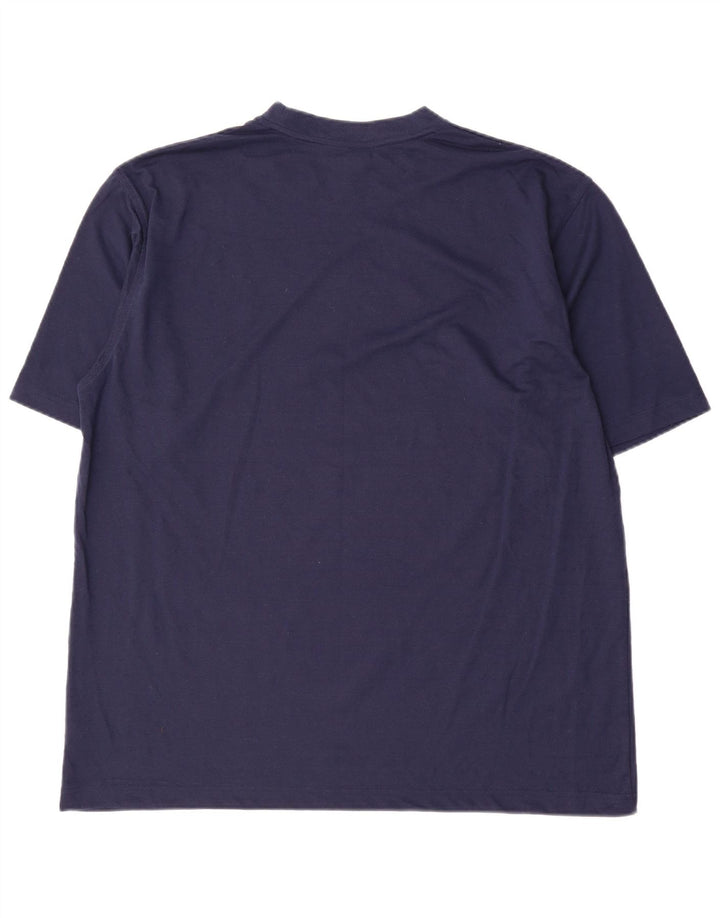 UMBRO Mens T-Shirt Top 2XL Navy Blue Cotton