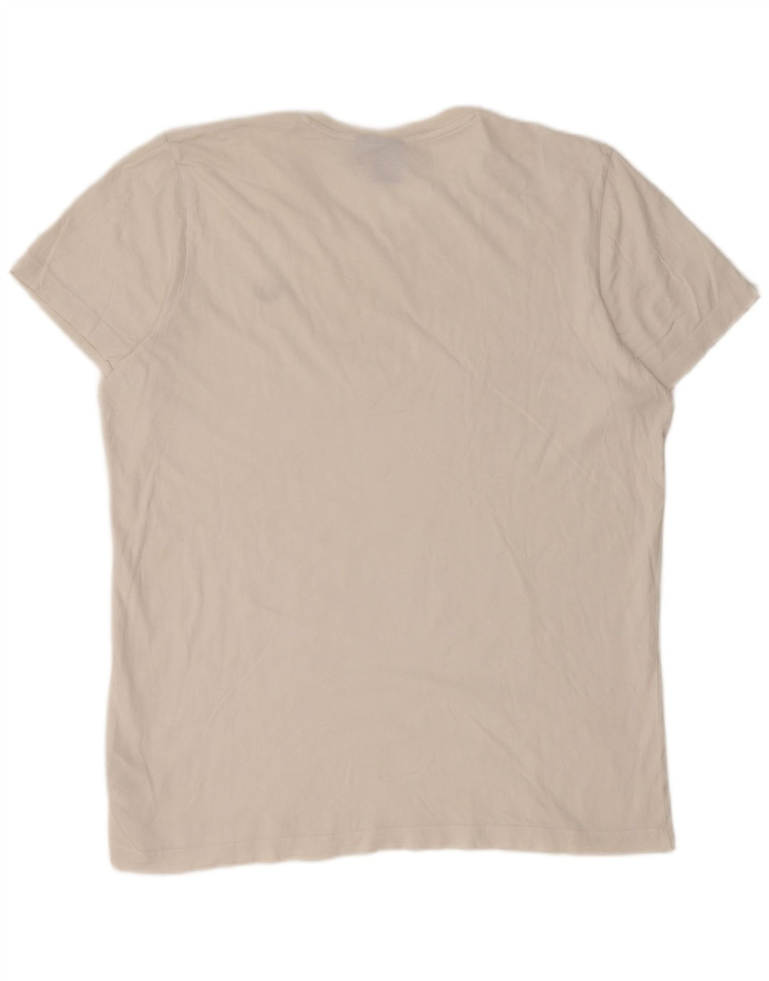 Adidas Mens T-Shirt Top XL White Cotton