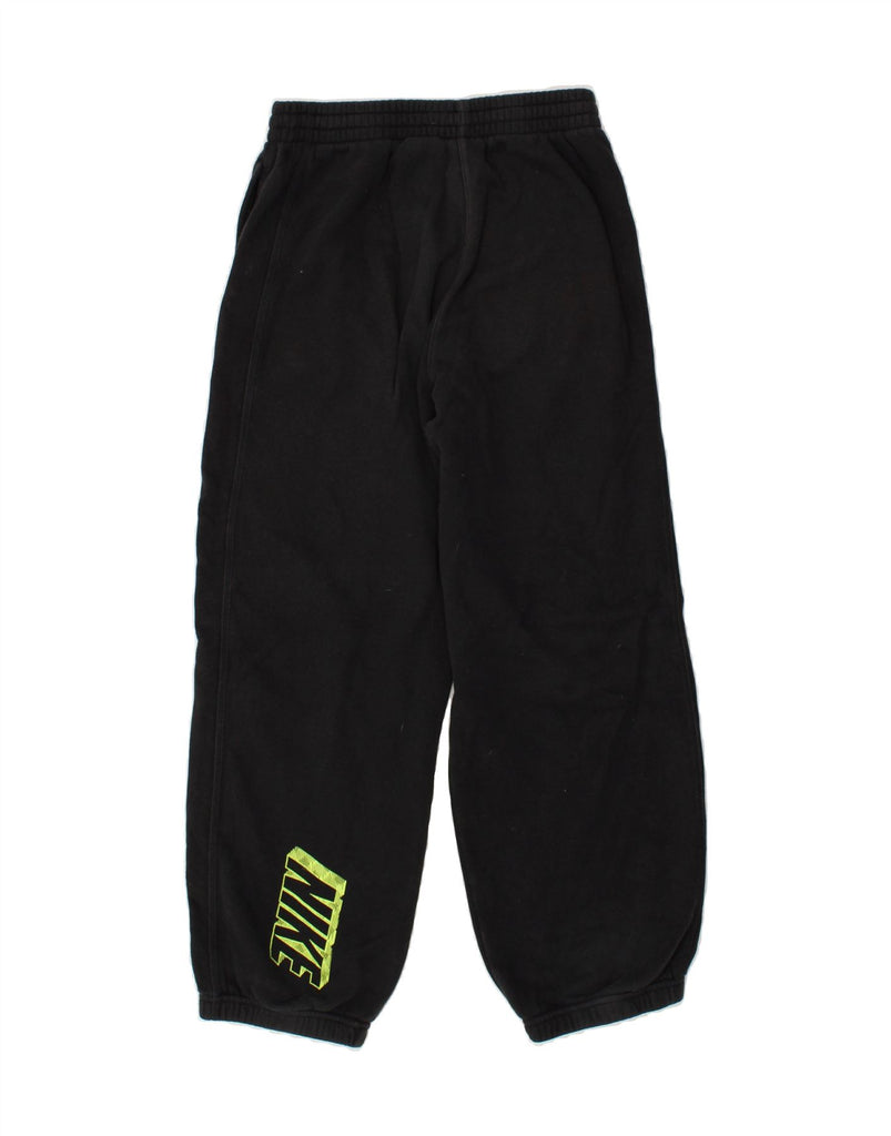 NIKE Boys Graphic Tracksuit Trousers Joggers 12-13 Years Large Black | Vintage Nike | Thrift | Second-Hand Nike | Used Clothing | Messina Hembry 