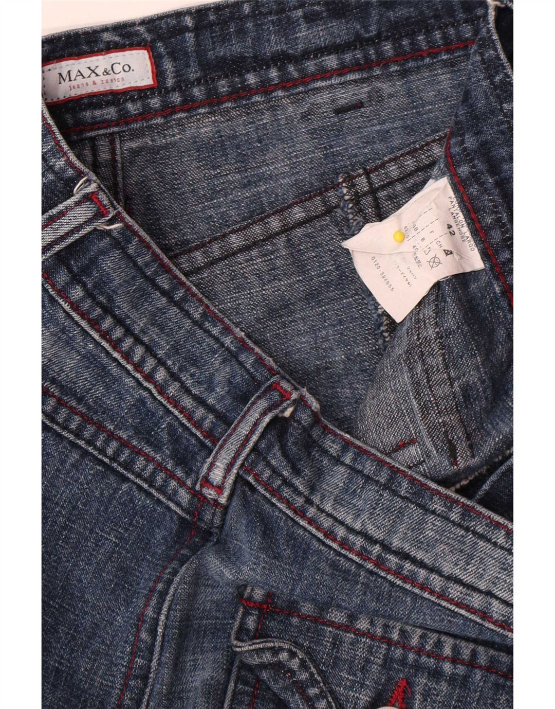Max & Co. Womens Flared Jeans IT 42 Medium W30 L32 Blue Cotton