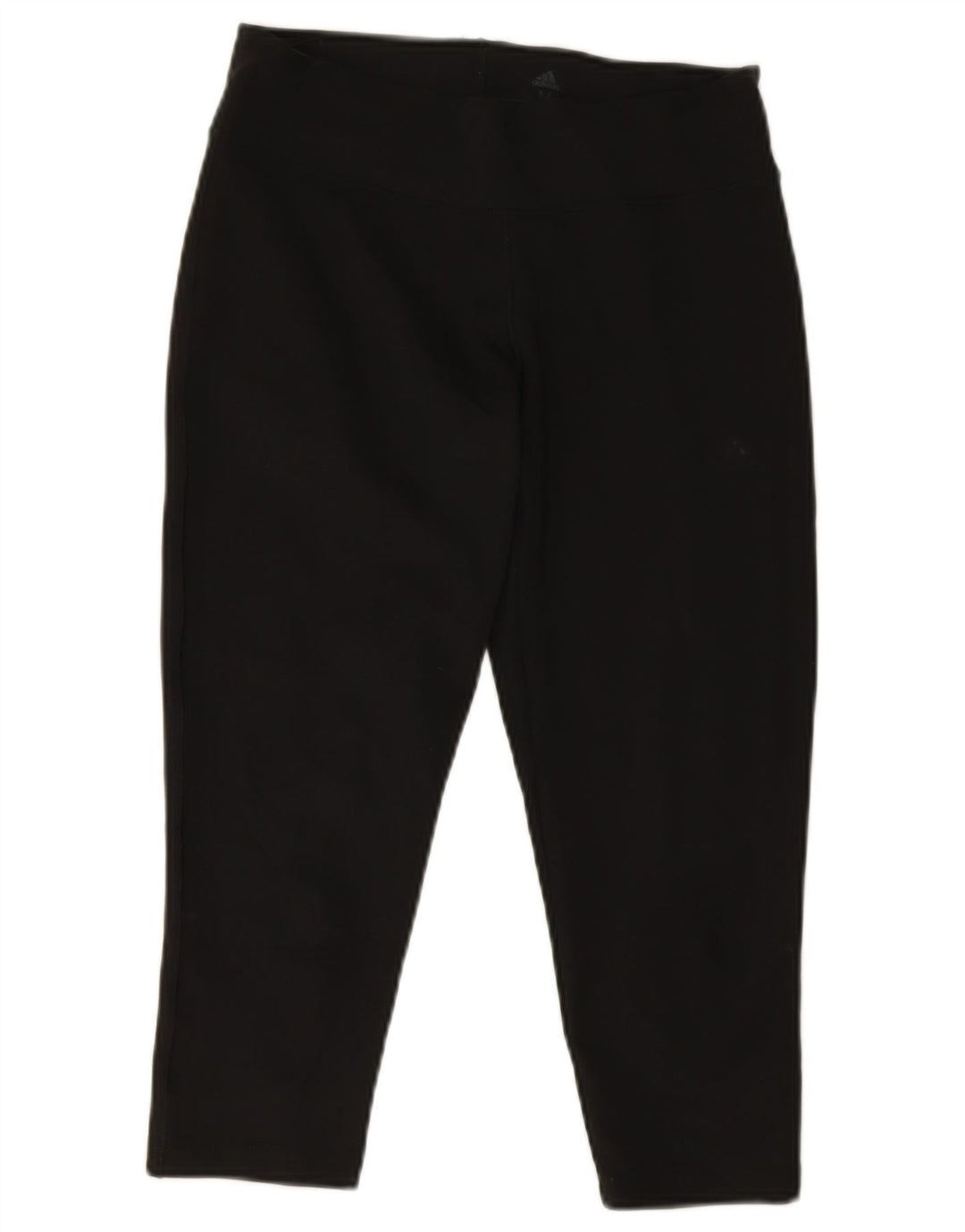 Adidas Womens Climalite Capri Leggings UK 12/14 Medium Black Polyester