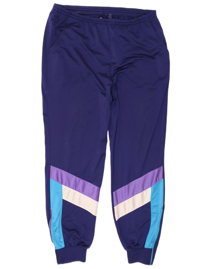 Leopard Mens Full Tracksuit UK 46/48 XL  Navy Blue Colourblock Polyester