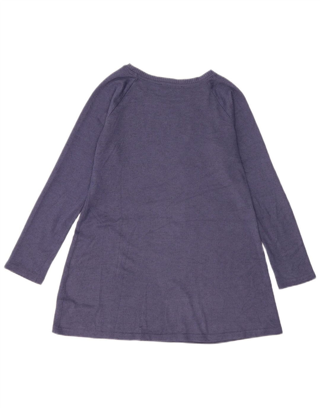 Marks & Spencer Womens Long Sleeve Tunic Top UK 10 Small Navy Blue