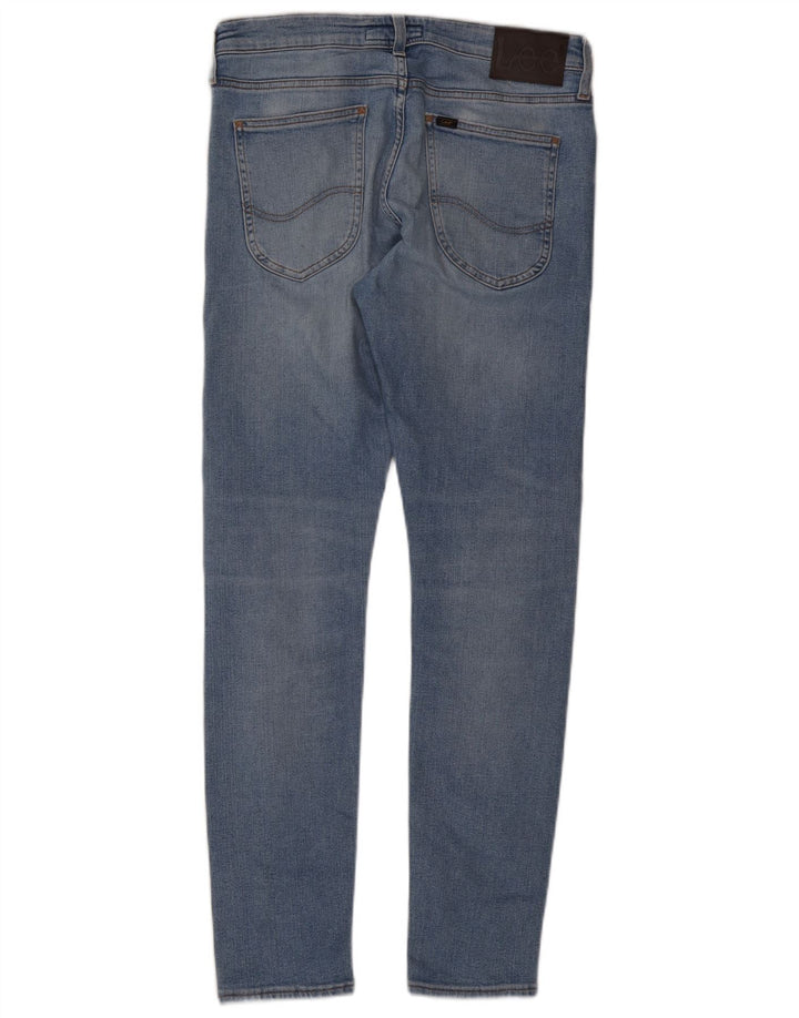 LEE Womens Malone Skinny Jeans W31 L30 Blue Cotton