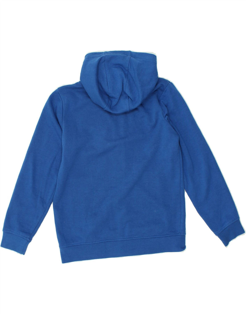 KAPPA Boys Zip Hoodie Sweater 9-10 Years Blue Polyester | Vintage Kappa | Thrift | Second-Hand Kappa | Used Clothing | Messina Hembry 