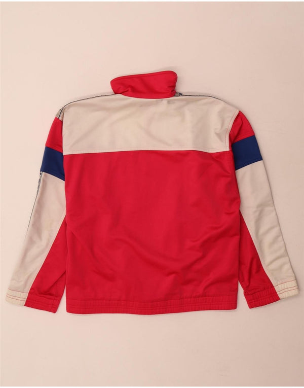 Diadora Mens Graphic Tracksuit Top Jacket UK 32 2XS Pink Colourblock