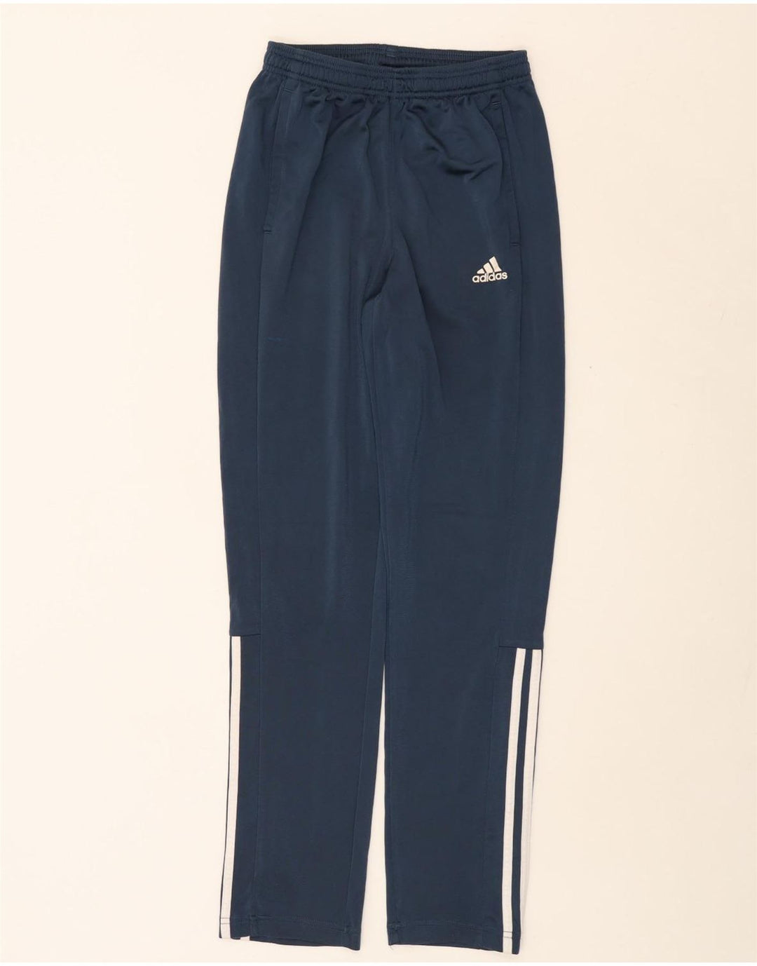 ADIDAS Mens Tracksuit Trousers UK 36/38 Small  Navy Blue Polyester
