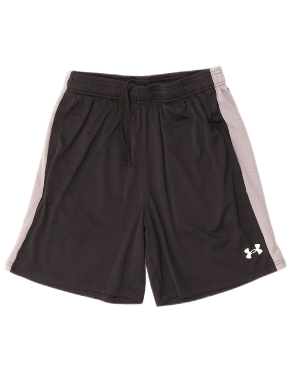 Under Armour Mens Sport Shorts Medium Black Colourblock Polyester