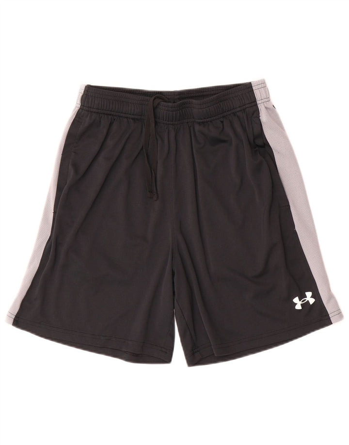 Under Armour Mens Sport Shorts Medium Black Colourblock Polyester