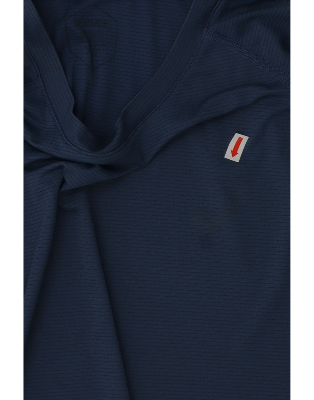 ASICS Mens T-Shirt Top Small Blue Polyester