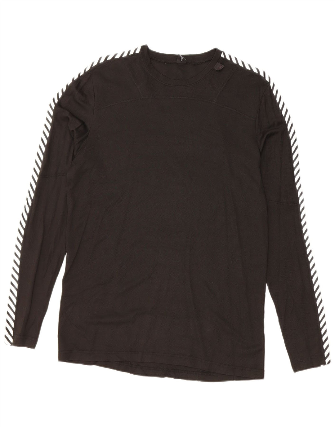 HELLY HANSEN Mens Top Long Sleeve Medium Black Colourblock Polyethylene