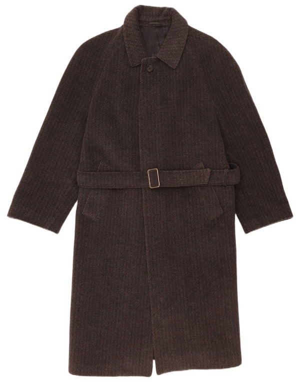 San Remo Mens Overcoat IT 50 Large Grey Wool