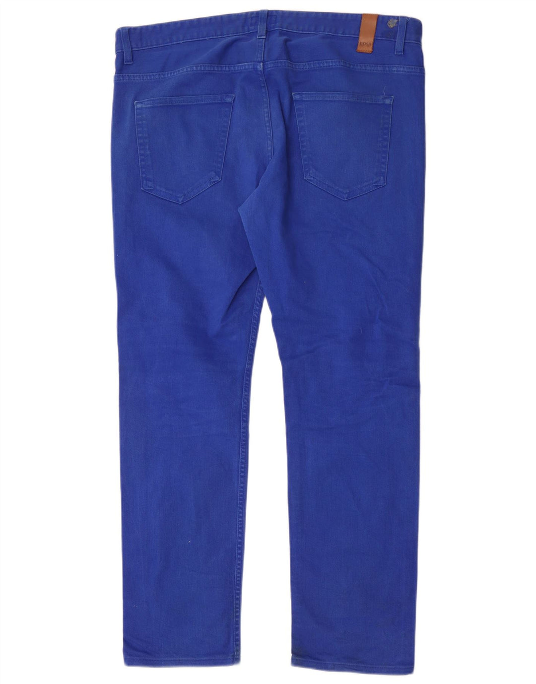 Hugo Boss Mens Slim Jeans W36 L32 Blue Cotton