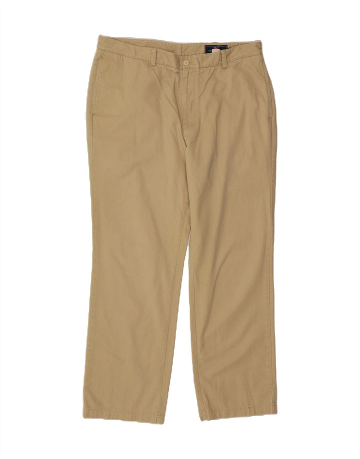 VINEYARD VINES Mens Straight Chino Trousers W38 L32 Beige Cotton Vintage Vineyard Vines and Second-Hand Vineyard Vines from Messina Hembry 