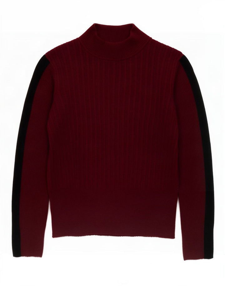 Marks & Spencer Womens Turtle Neck Jumper Sweater UK 12 Medium Purple