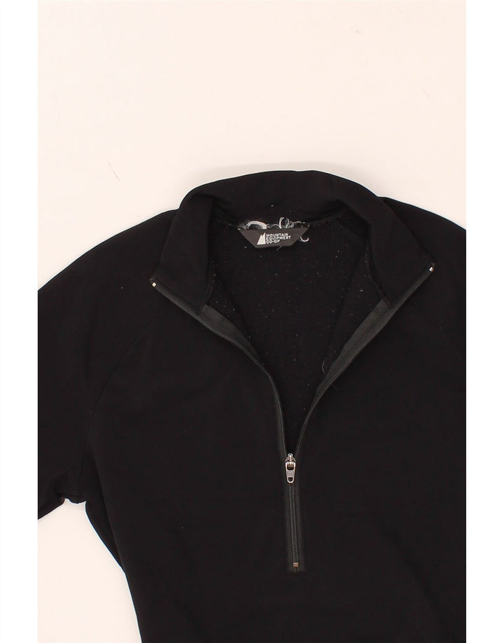 MOUNTAIN EQUIPMENT Womens Pullover Tracksuit Top UK 12 Medium Black Vintage Mountain Equipment and Second-Hand Mountain Equipment from Messina Hembry 