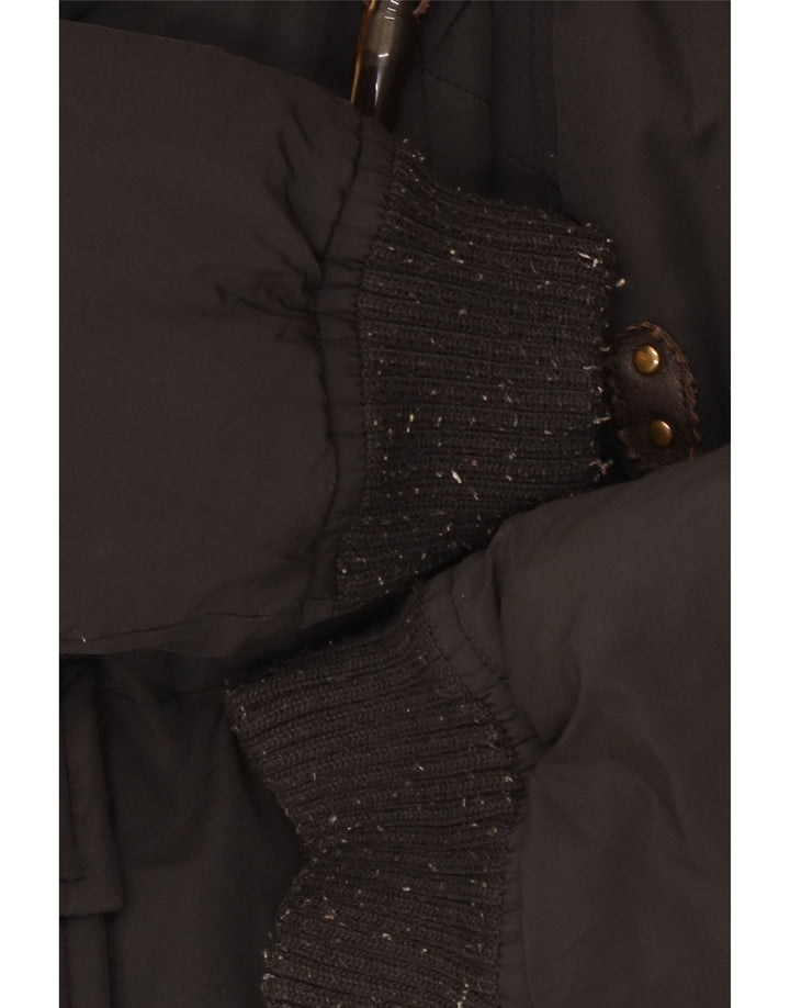 Dsquared Mens Padded Jacket IT 52 XL Black Colourblock Cotton