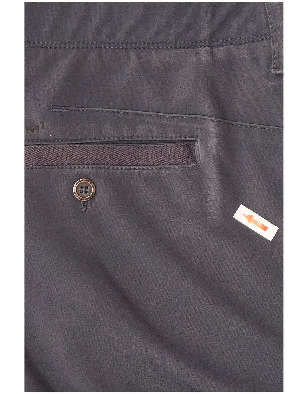 Under Armour Mens Regular Chino Trousers W34 L34 Grey Polyester