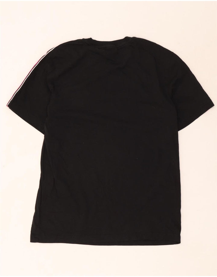 Nike Mens Graphic T-Shirt Top Medium Black Colourblock Cotton