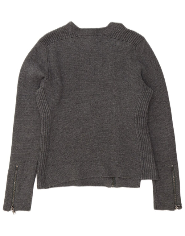 Gap Womens Cardigan Sweater UK 14 Medium Grey