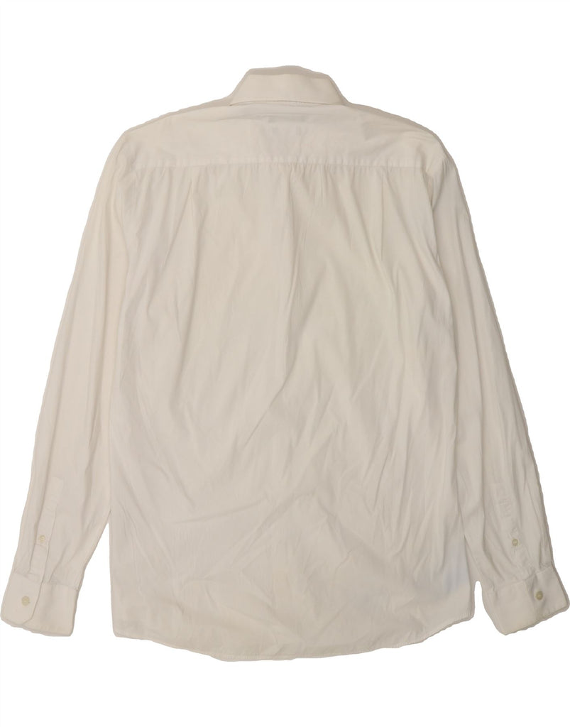 DKNY Mens Slim Fit Shirt Size 40 5 16 Large White Vintage Dkny and Second-Hand Dkny from Messina Hembry 