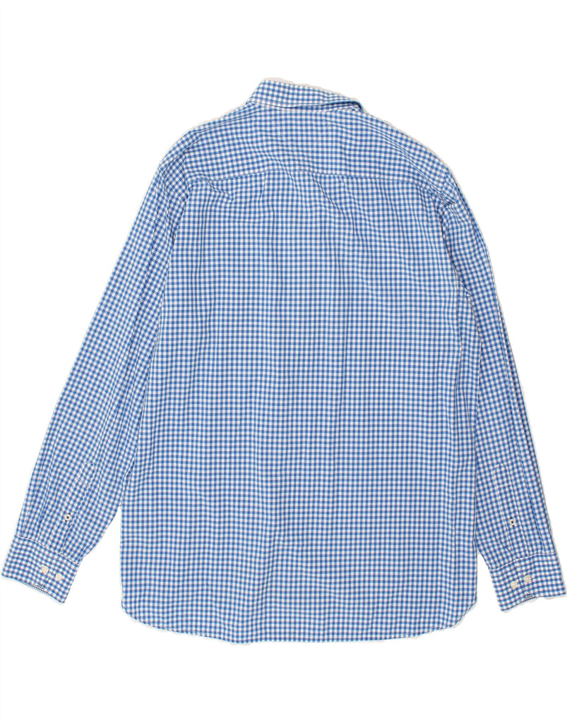 TOMMY HILFIGER Mens New York Fit Shirt XL Blue Gingham Cotton | Vintage Tommy Hilfiger | Thrift | Second-Hand Tommy Hilfiger | Used Clothing | Messina Hembry 