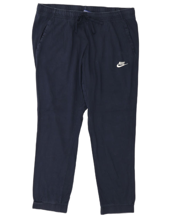 Nike Mens Tracksuit Trousers Joggers XL  Navy Blue Cotton