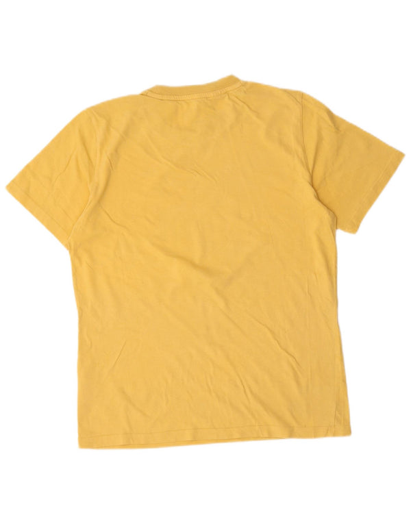 Adidas Boys Graphic T-Shirt Top 13-14 Years Yellow Cotton