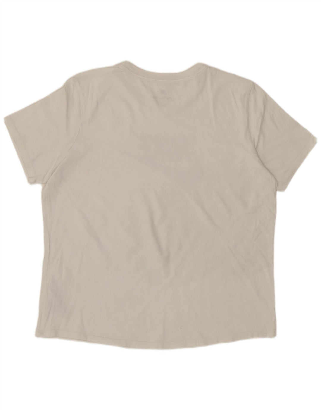 NIKE Womens Graphic T-Shirt Top UK 16 Large White Cotton