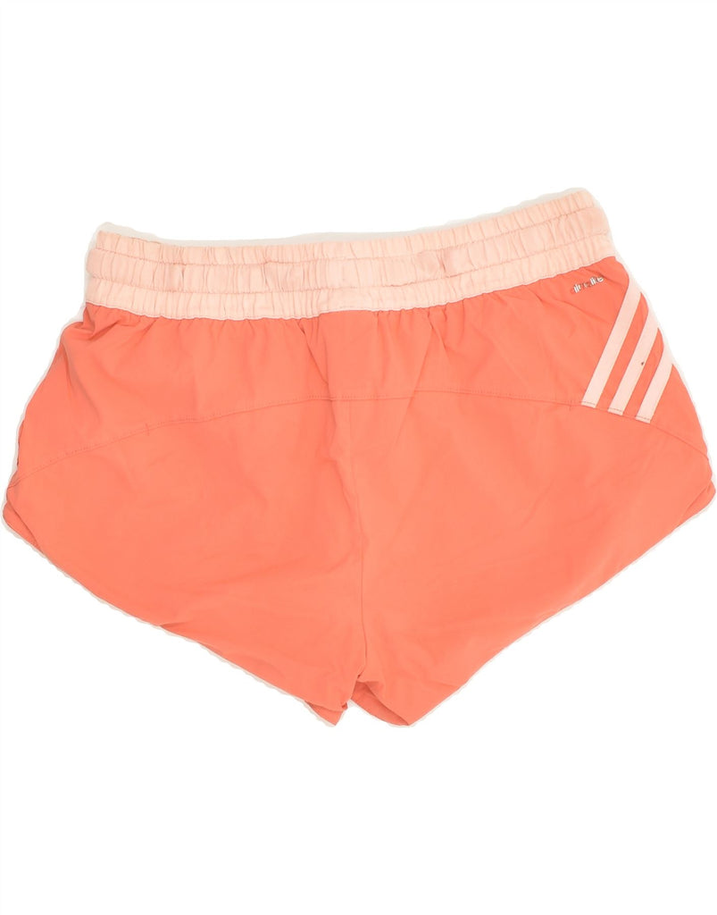 ADIDAS Womens Sport Shorts UK 8 Small Orange Polyamide | Vintage Adidas | Thrift | Second-Hand Adidas | Used Clothing | Messina Hembry 