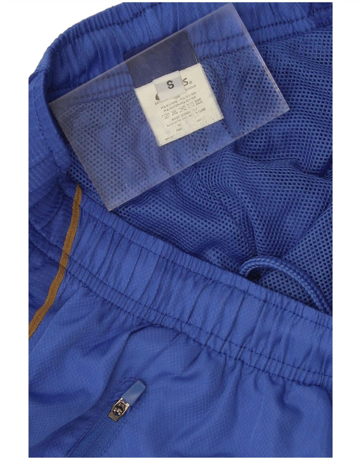 ASICS Mens Tracksuit Trousers Small  Blue Colourblock Polyester