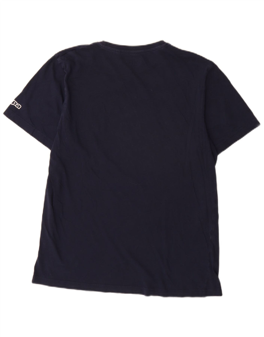 Kappa Mens Graphic T-Shirt Top Large Navy Blue