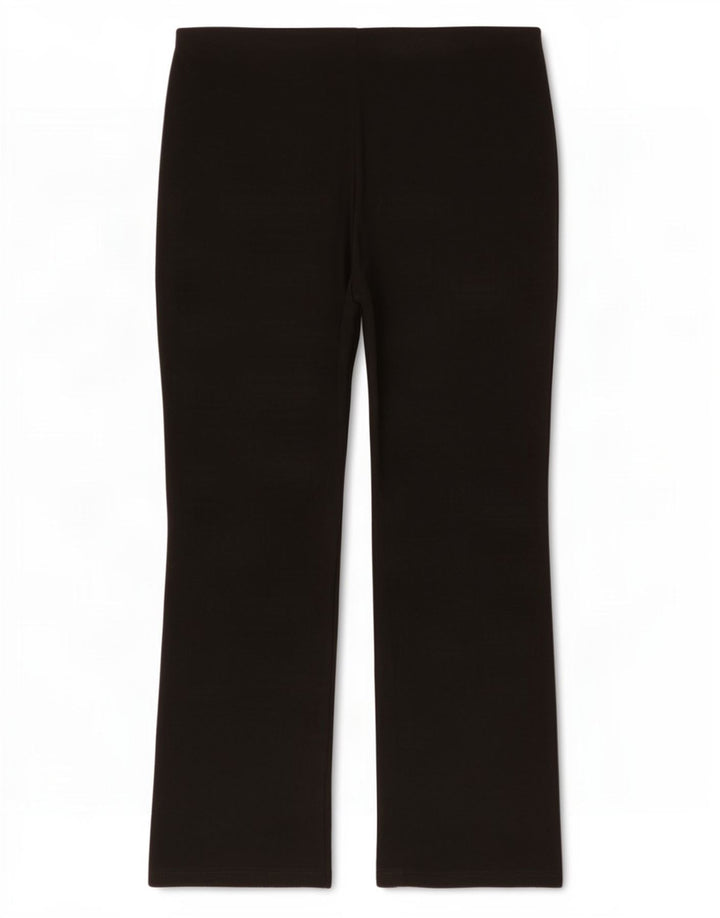 Marks & Spencer Womens Straight Casual Trousers W38 L31 Black