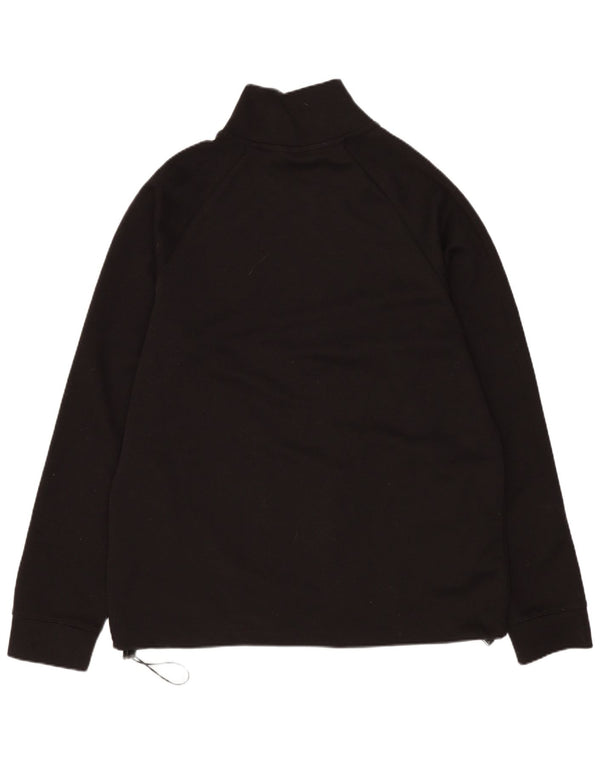 Zara Mens Tracksuit Top Jacket Medium Black Polyester