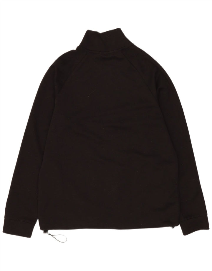 Zara Mens Tracksuit Top Jacket Medium Black Polyester