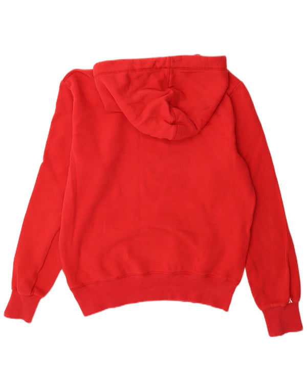 Superdry Mens Graphic Hoodie Jumper Large Red Cotton